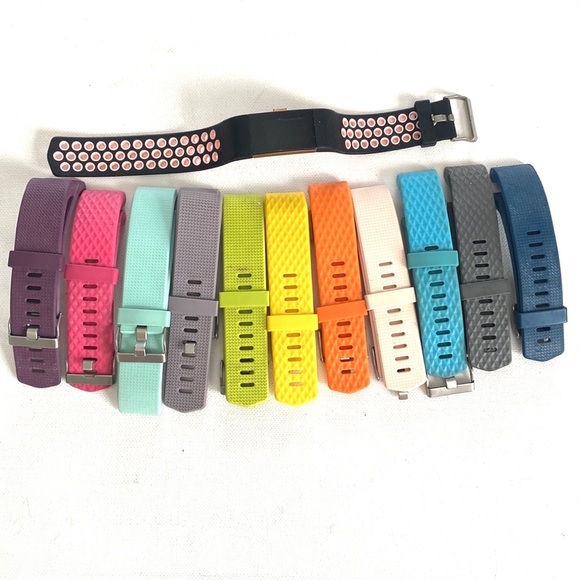 Fitbit inspire tracker & lot of (11) various bans